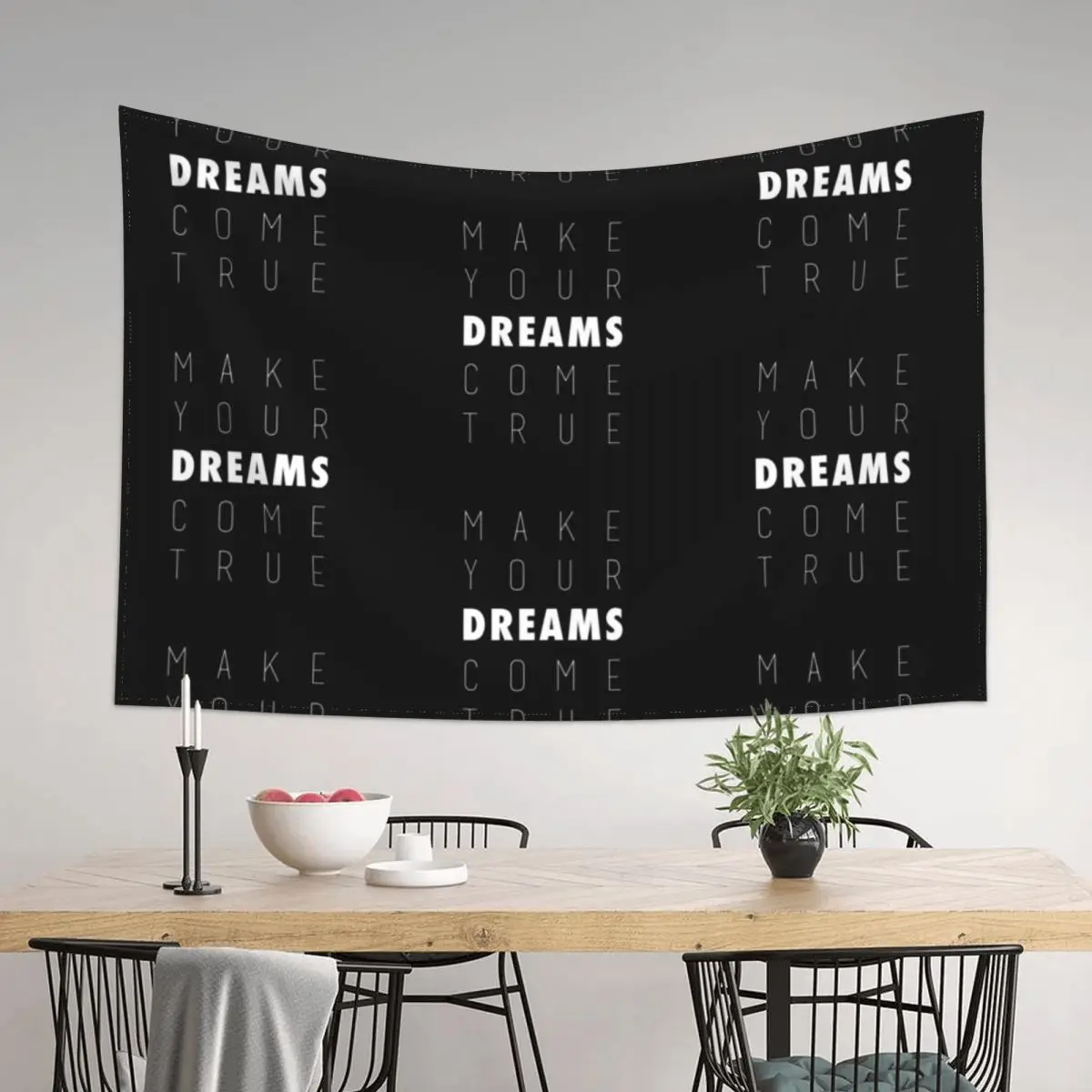 

Make Your Dreams Come True Tapestry Room Decor Cute Home Decoration Bedroom Decoration Tapestry