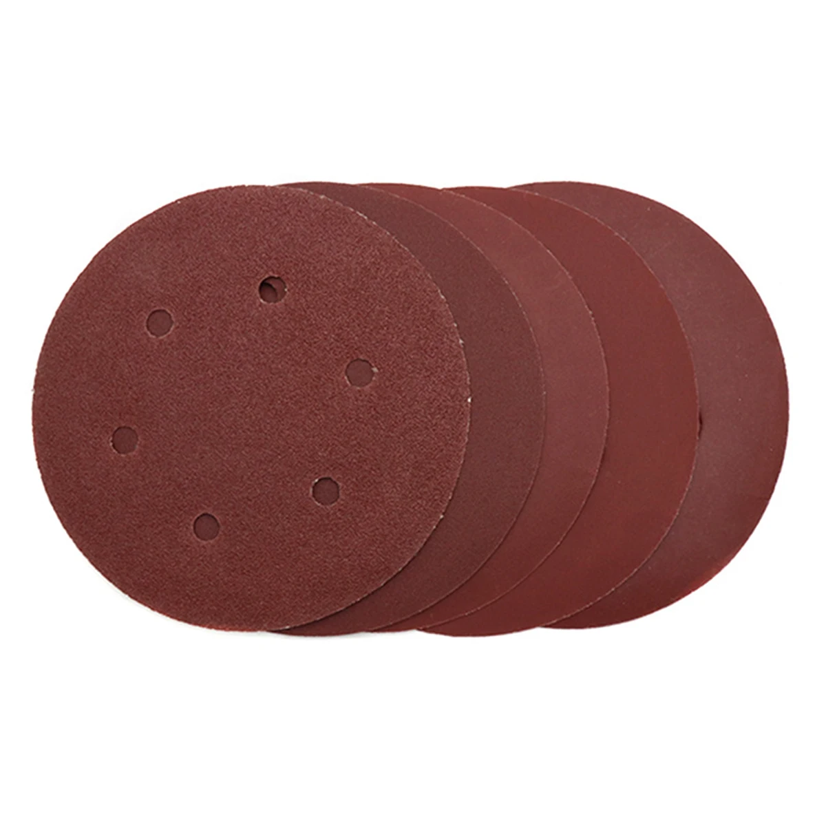 

2pcs 6Inch 6Hole Flocking Disc Sandpaper 40-800# Self Adhesive Sand Pan For Polishing Hardware Accessories Furniture Handicrafts