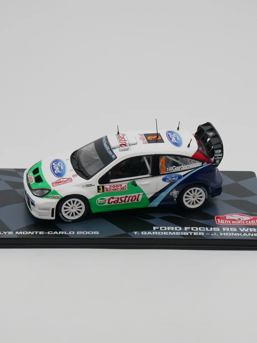 Ixo 1:43 FORD FOCUS RS WRC 2005 T.GARDEMEISTER J.HONKANEN Diecast Car Model Metal Toy Vehicle