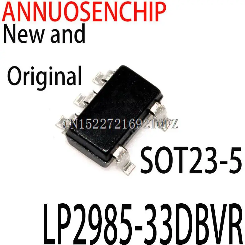 10PCS New and Original LP2985-33DBV LP2985-33DB LP2985-33 LP2985 SOT23-5 LP2985-33DBVR