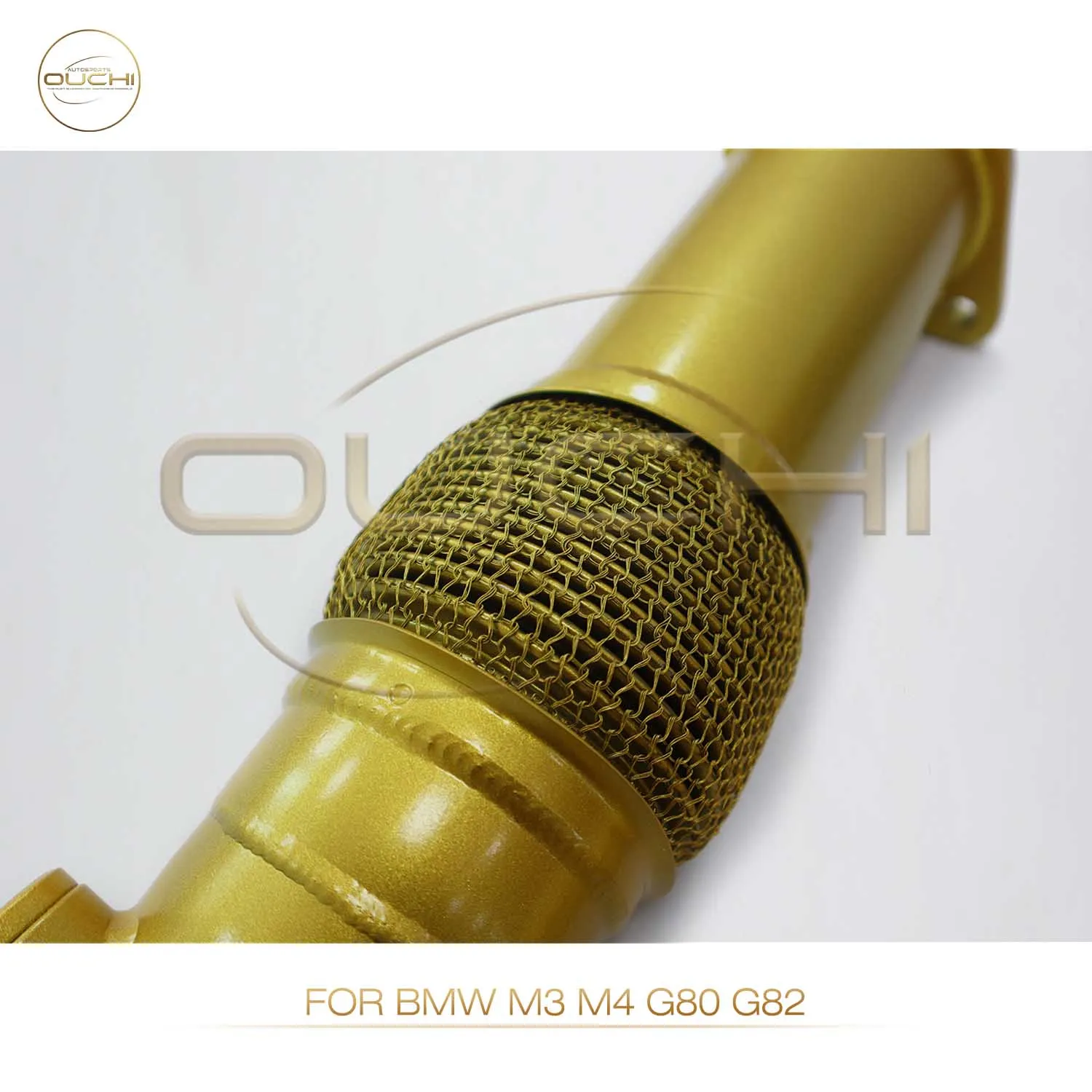 

OUCHI Factory Direct Sales For BMW M3 M4 G80 G82 With Ceramic Insulation Stainless Steel Downpipe Exhaust With Catalysis