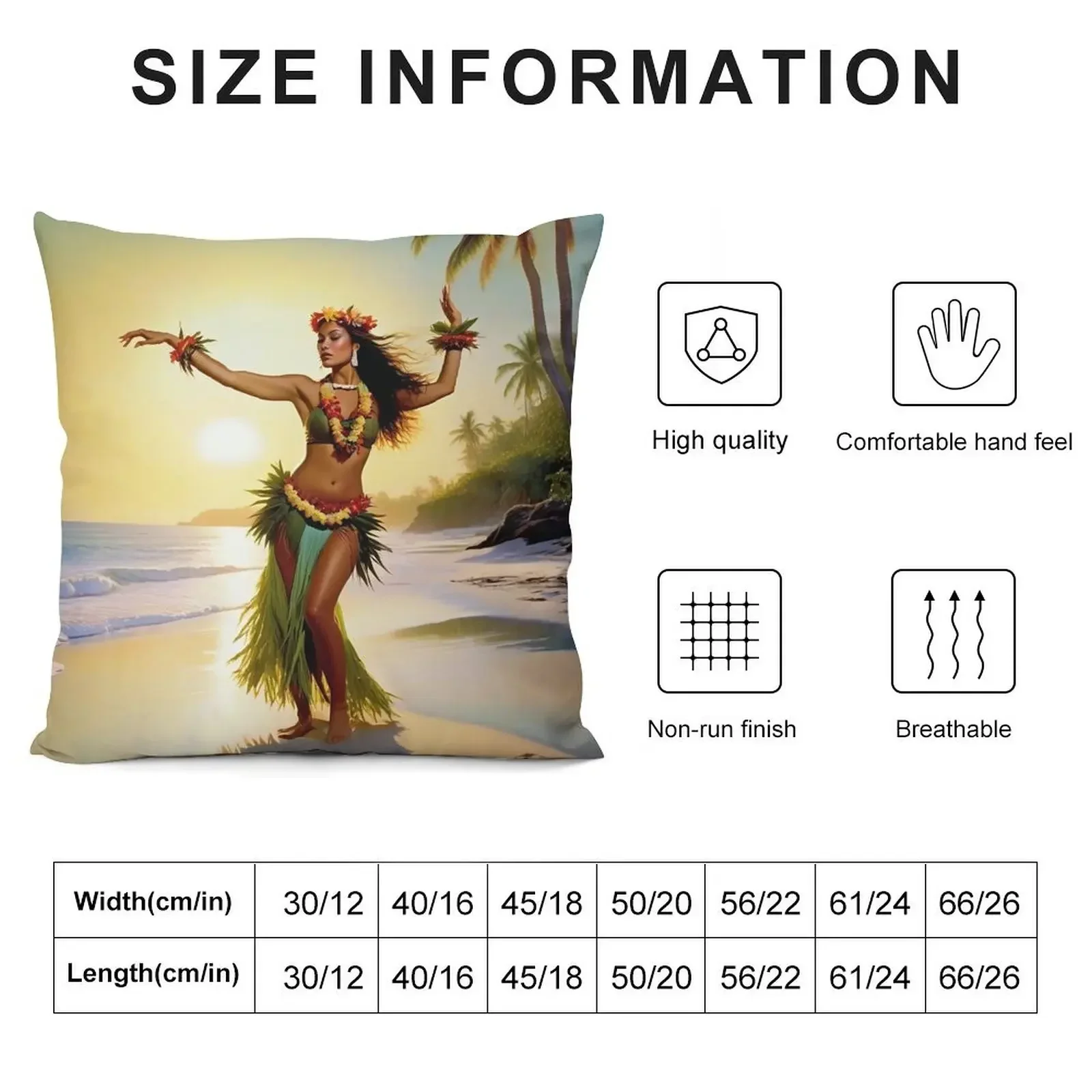 Vintage Hula Girl Throw Pillow Sofa Cushion Sofa Covers Luxury Pillow Case pillow