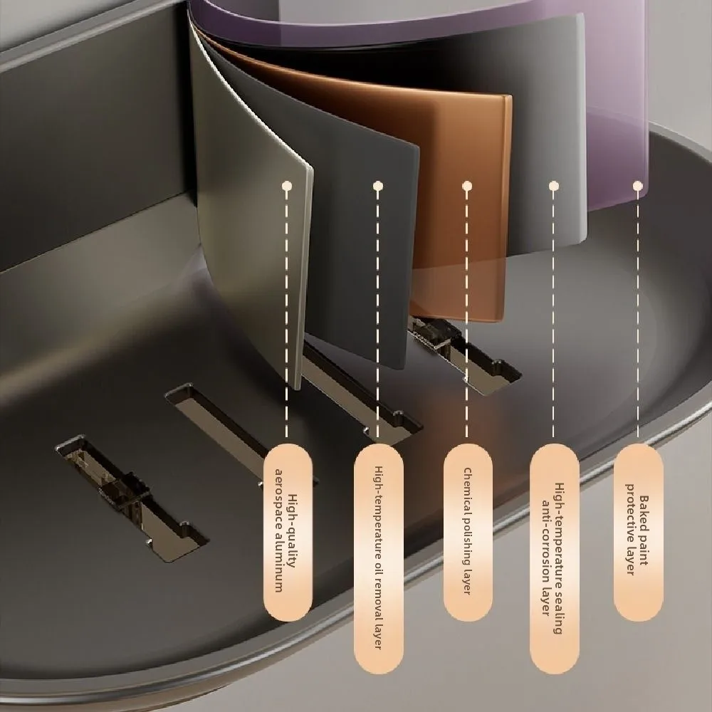 

2 шт. алюминиевая настенная мыльница, самоклеящаяся сливная коробка для мыла без перфорации, дренажный прочный несущий лоток для хранения мыла