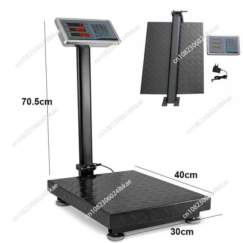 150kg Foreign Trade English Steel Plate Folding Platform Scale Industrial Logistics Electronic Scale