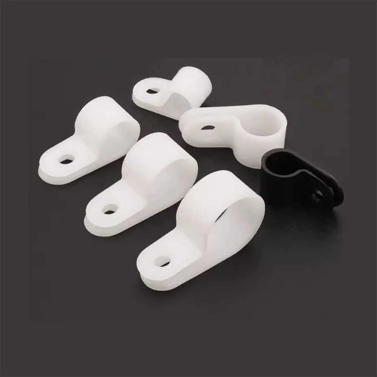 Wire Fixing Clip/Thickened R-Type Wire Clip Nylon Tube Clip Network Cable