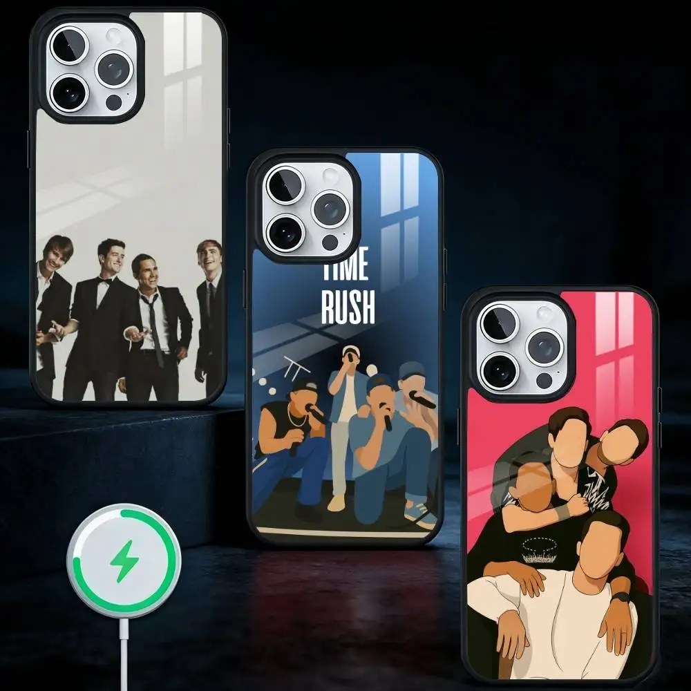 

B-Big T-Time R-Rush Phone Case For iPhone17,16,15,14,13 Plus,Pro Max Magnetic For Magsafe Wireless Charging