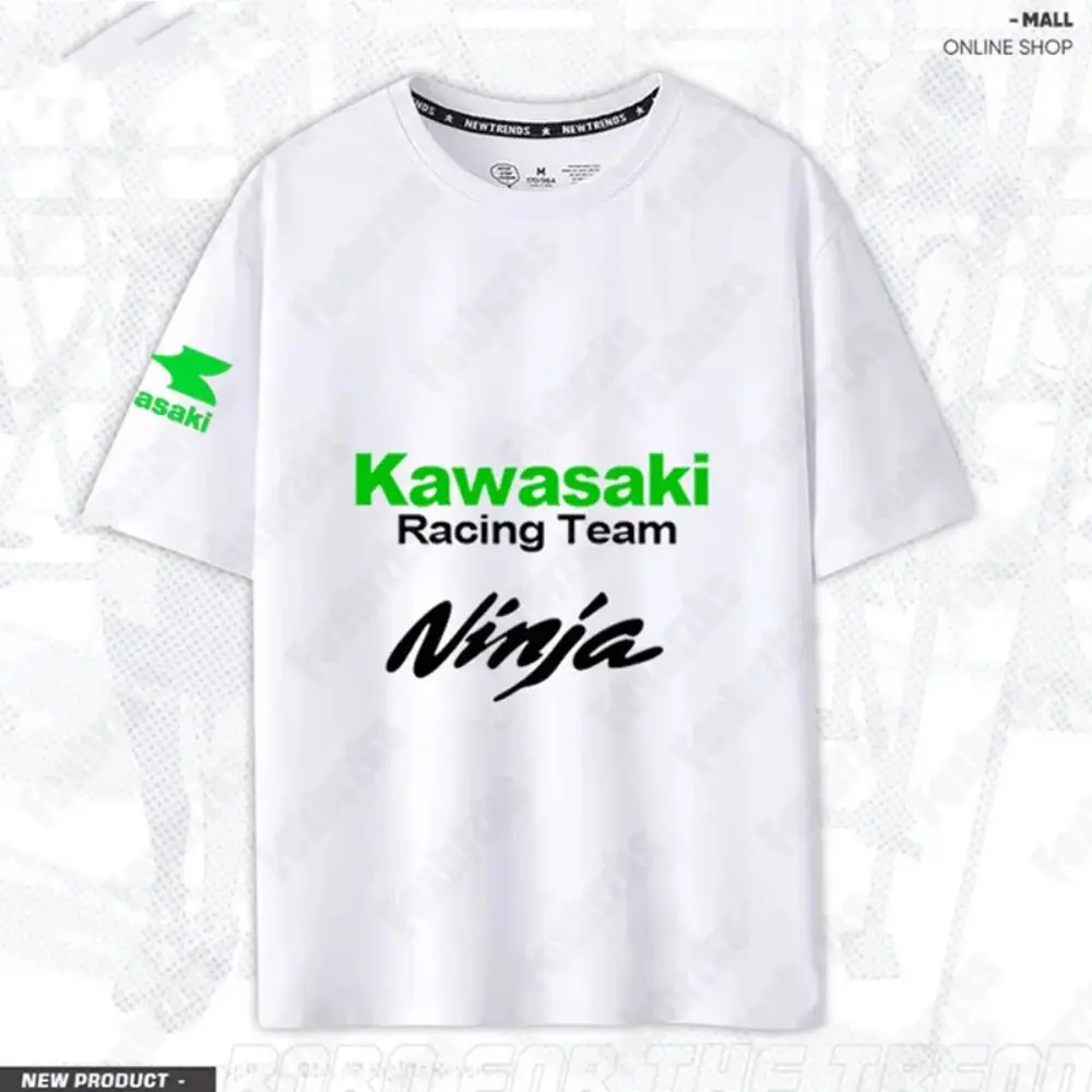 Kawasaki New in Sweatshirts Cross-country Long Sleeve Motorcycle Uniform Extreme Sports Racing Suit Adventure High-quality Child