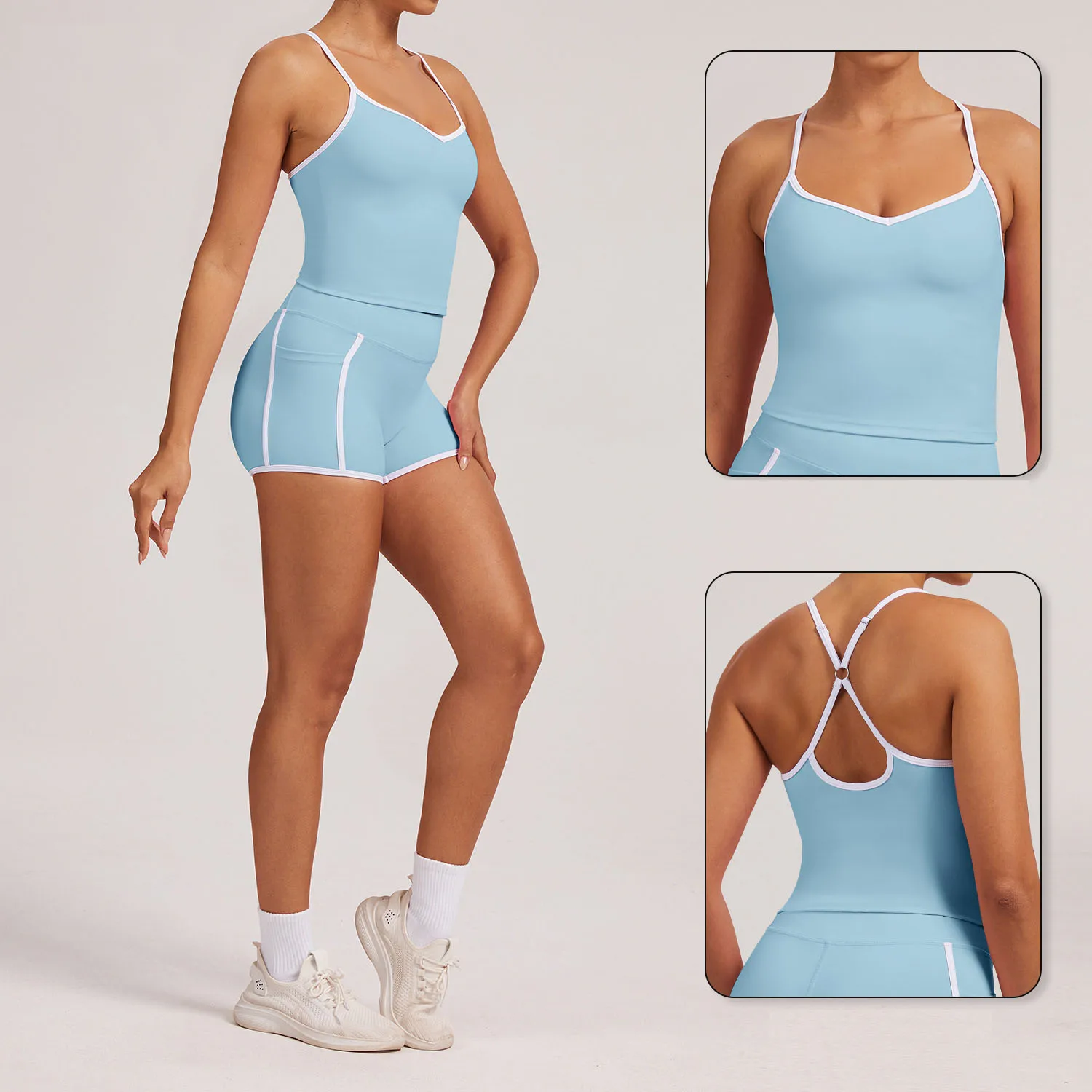 

Женский бюстгальтер для йоги телесного цвета — дышащий спортивный бюстгальтер с тонкими бретелями, быстросохнущая майка для тренировок для бега в тренажерном зале и фитнесе