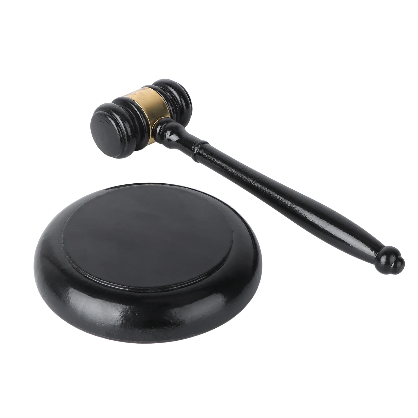 

1set Judge Hammer Set Solid Wood Mallet Judicial Gavel Auction Prop Compact Storage Lawyer Gift Courtroom Accessory Wooden Sound
