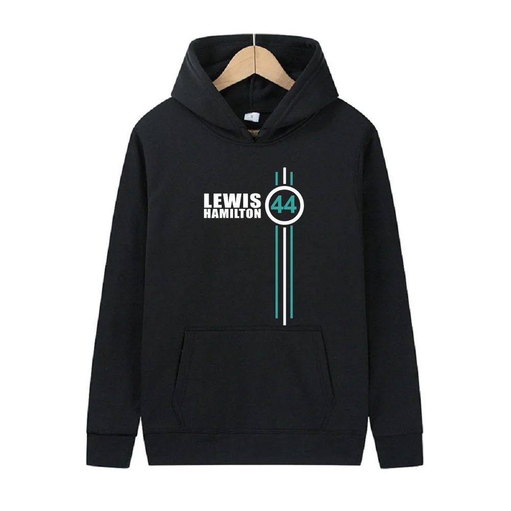 Men's Hoodie Wool Sweatshirt Driver Lewis Hamilton Digital 44 Men Pullover Thickened Hoodie Class Sweater Sports Couple Hoodie