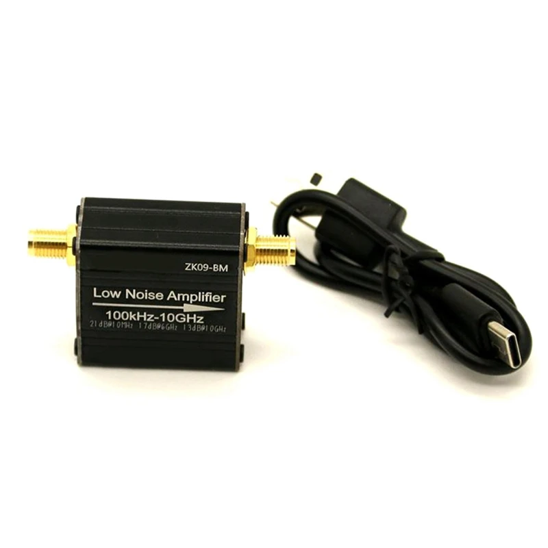 LNA RF Power Preamplifier Module 100Khz-6Ghz/10Ghz 20Db High Gain LNA Low Noise Amplifier ZK09-BM