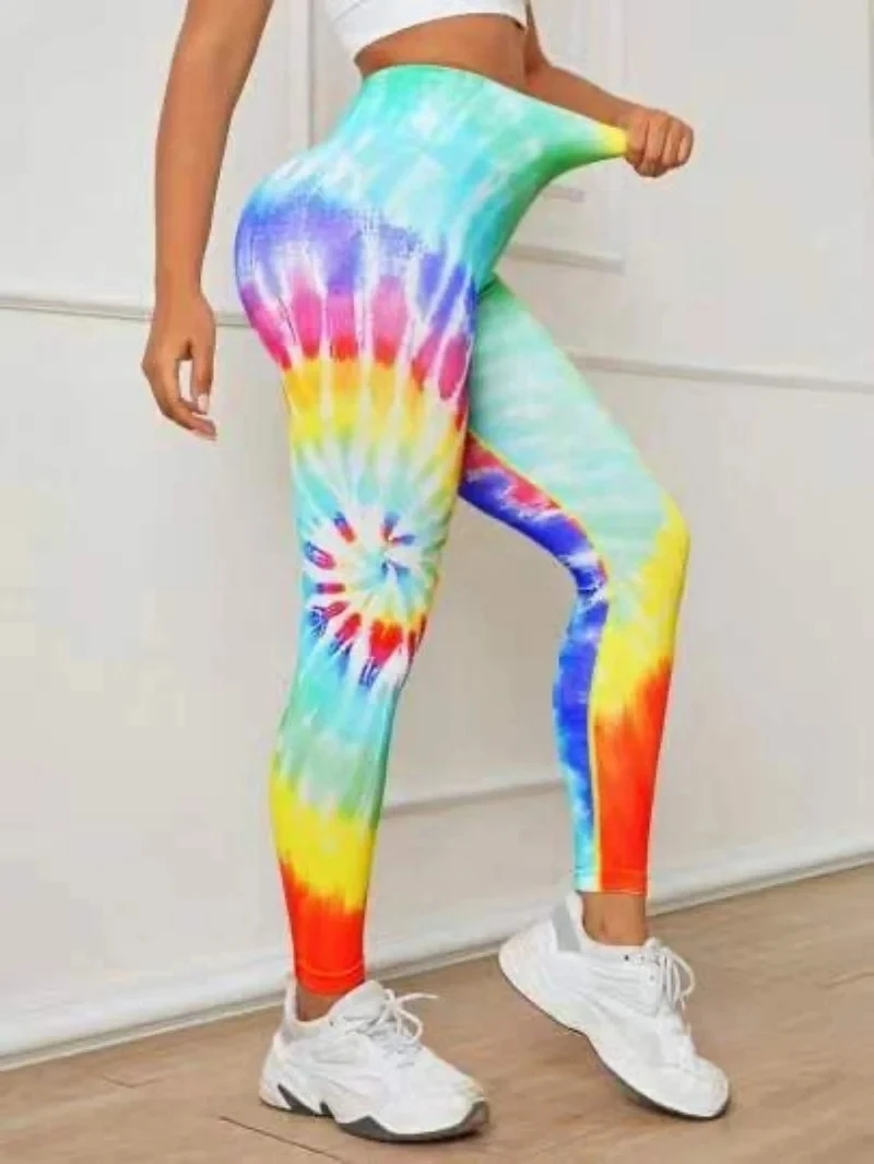 Color Sport Leggings Women 3D Printing Tights Yoga Pants Gym Leggin Ladies Seamless Leggins for Female Leginsy Sexy