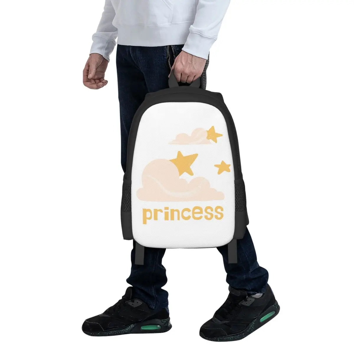 Princess Student Backpack School Bag Hiking Travel Daypack for Boys Girls Fashion Bookbag Shoulder Bags