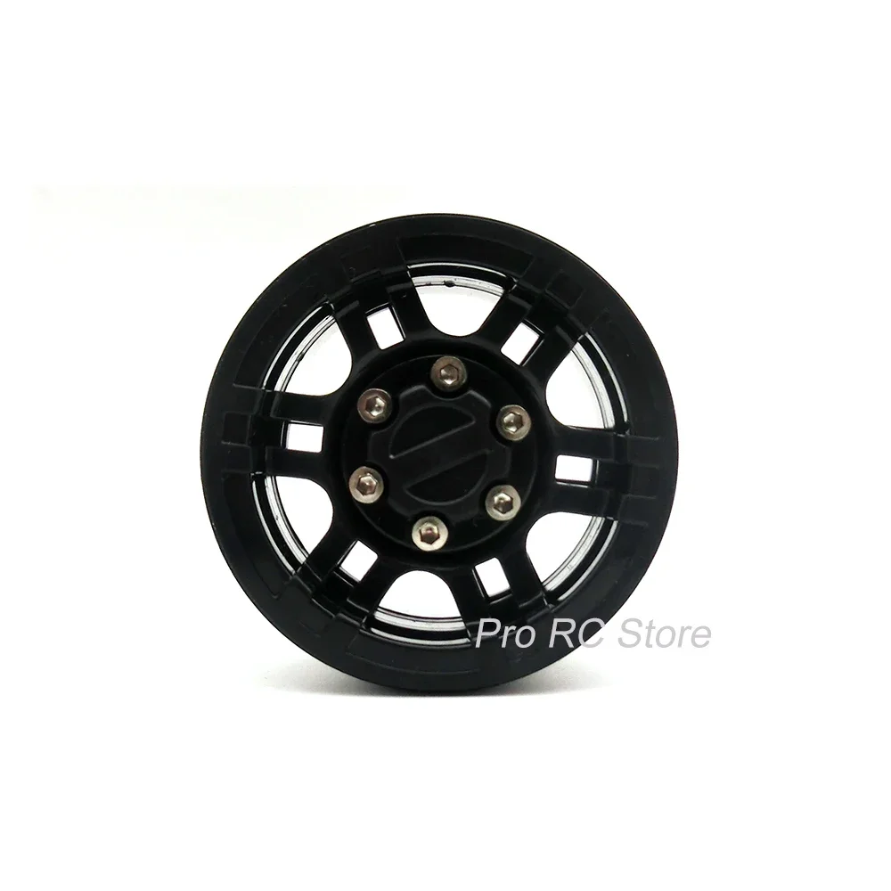 4PCS High Quality Plastic 1.9 Inch Beadlock Wheel Rim for 1:10 RC Crawler Axial SCX10 TAMIYA CC01 D90 D110 Wheel Hub