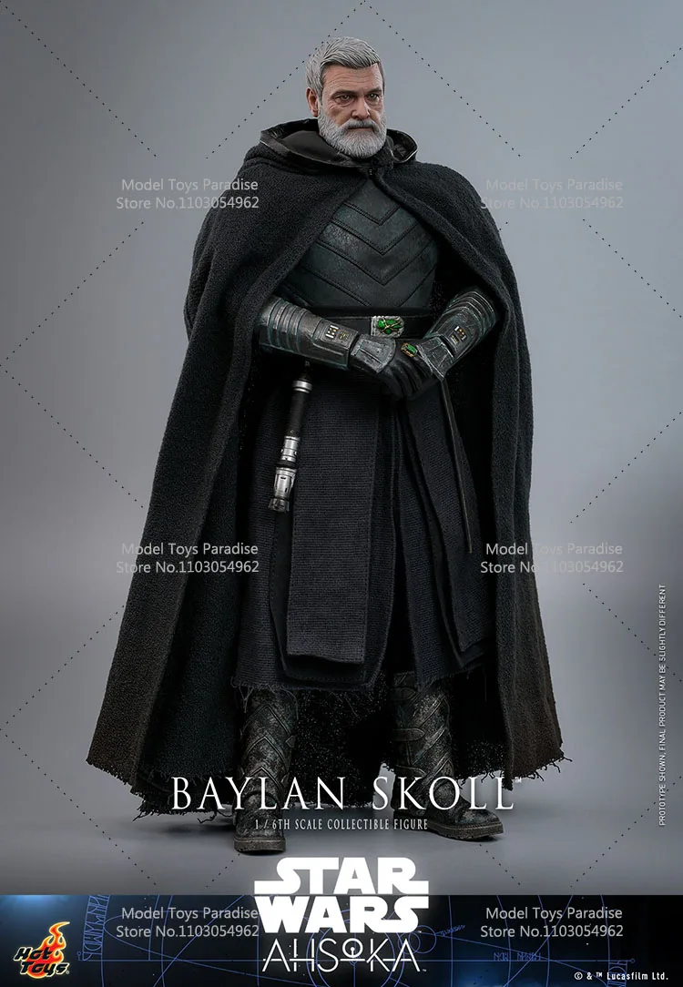 HOTTOYS TMS125 1/6 Men Soldier Star Wars Baylan Skoll Lightsaber Force Jedi Knight Collectible 12inch Full Action Figure Model