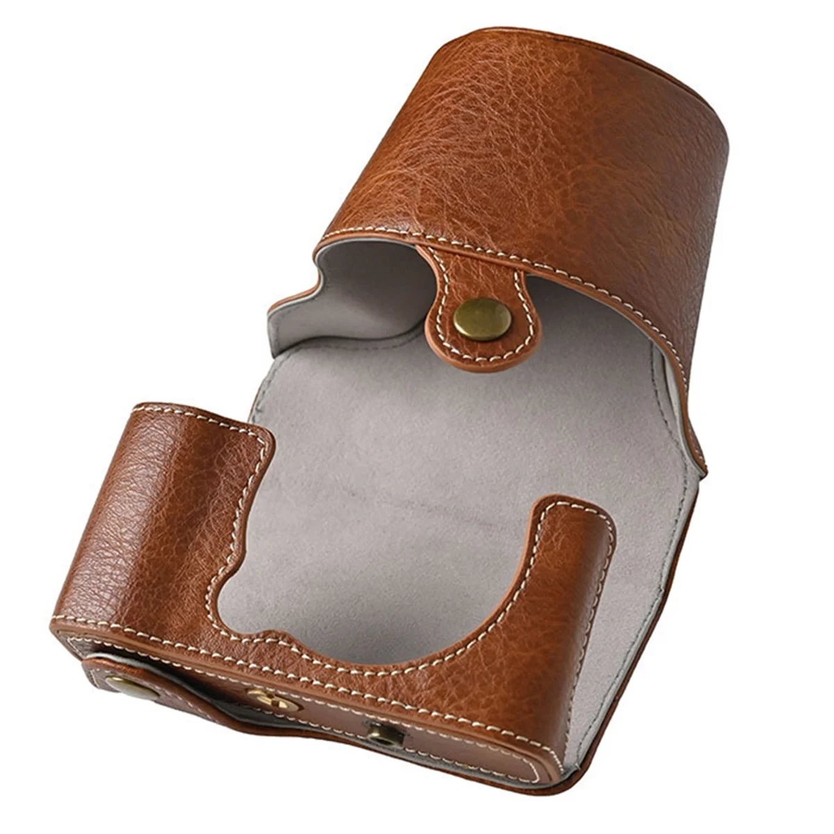 For Fujifilm X-M5 Synthetic Leather Camera Base Body Cover Kit Case Protector 15-45mm F/3.5-5.6 Can Be Disassembled B-BtLife