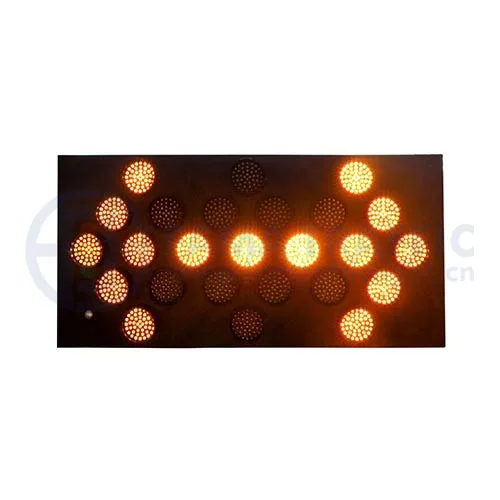 Guide Sign Arrow Board  Mounted Vehicle sign board Guide Sign with 15 Pixel 25 Pixel Clusters