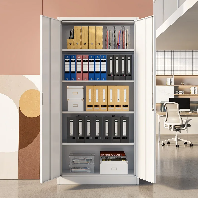 Modern Style Metal Office Furniture Space-Saving Lateral File Cabinet with Smooth Drawers for Efficient Home Office Storage