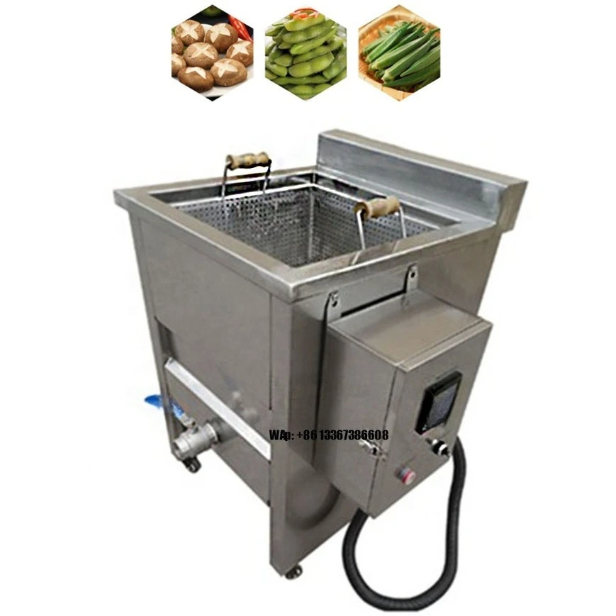 

Food Processing Vegetable Blanching Machine Factory Leafy Vegetable Potato Chips Fruit Blanching Machine
