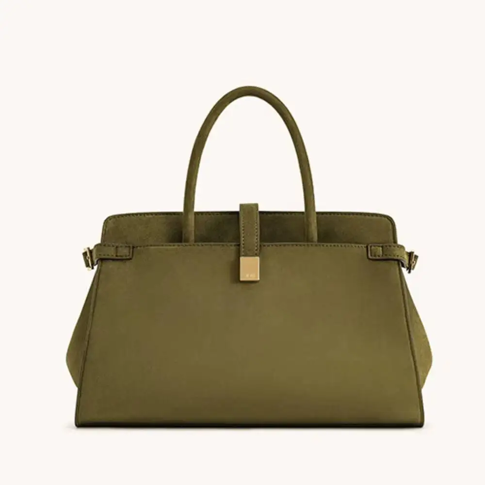 

Fashion Faux Suede Handbag Saige Briefcase Women Vintage Crossbody Large Capacity Single Shoulder Bag сумка женская Sac à Main
