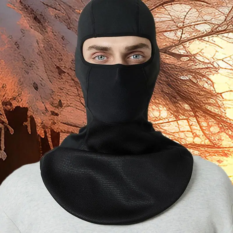 Cold Weather Face Cover Thermal Face And Neck Cover Windproof Face Cover Extended Adult Winter Ski Face And Neck Warm Protection