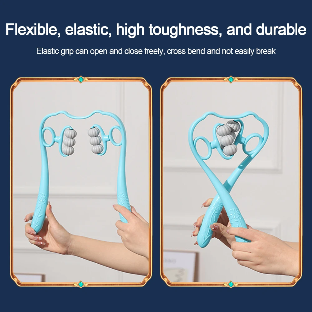 Ferramenta de rolo massageador de coluna cervical relaxar seu pescoço para alívio da dor tecido profundo neckbud massagem rolo pescoço cintura pernas pés