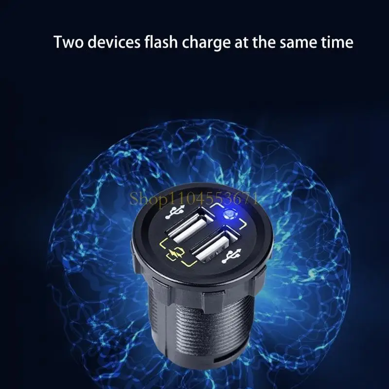 

Бестселлер QC3.0 Адаптер для зарядки автомобиля с цифровым дисплеем 12 В-24 В постоянного тока Адаптер для зарядки