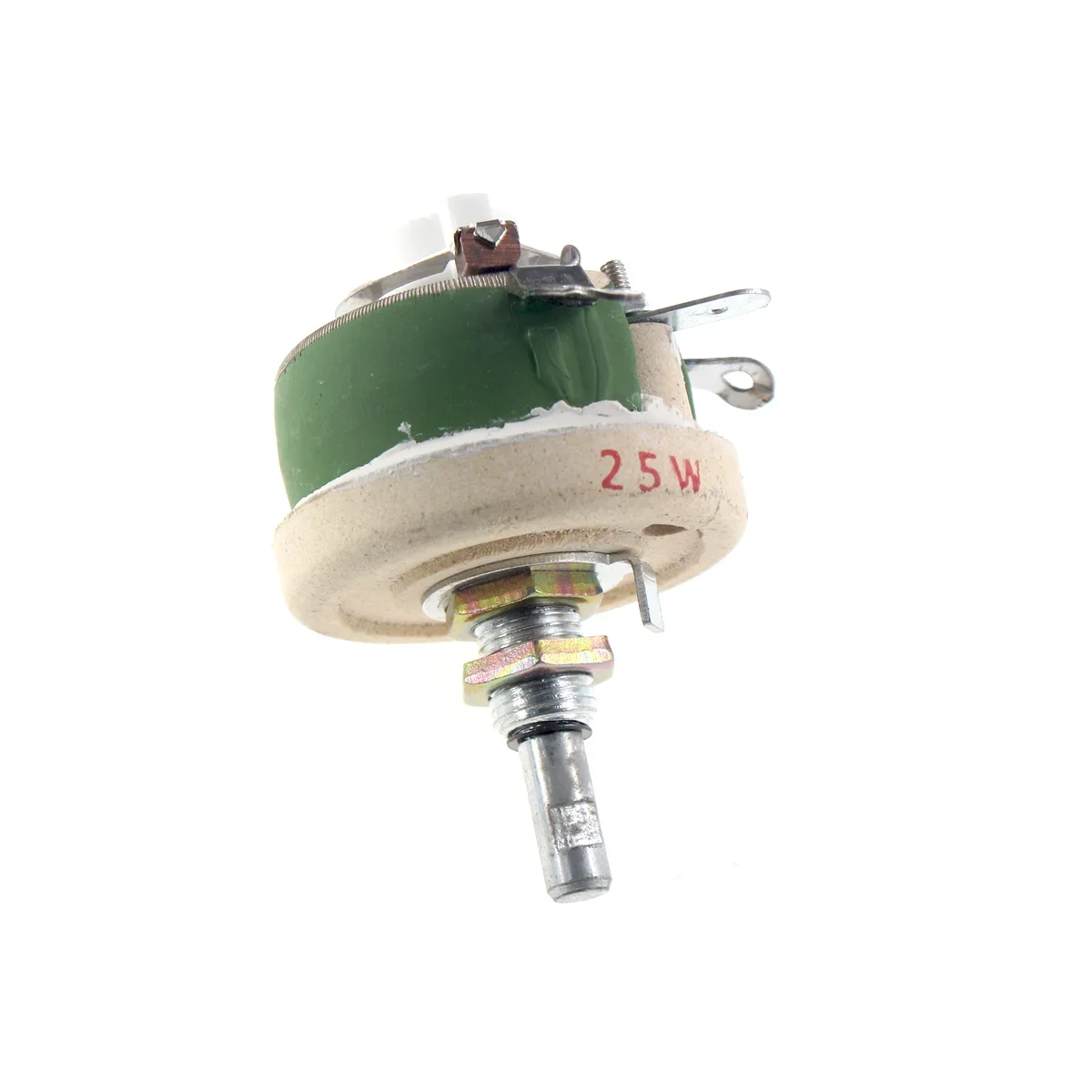 25W BC1 high Power rheostat rotary variable wire wound Disc shape Adjustable resistor Sliding 1R 2R 3R 5R 10R 15R 20R 25R 30R 40