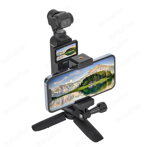 Sunnylife-Soporte frontal para teléfono, adaptador de expansión de disparo portátil con Clip para DJI Osmo Pocket 3, accesorios de cámara