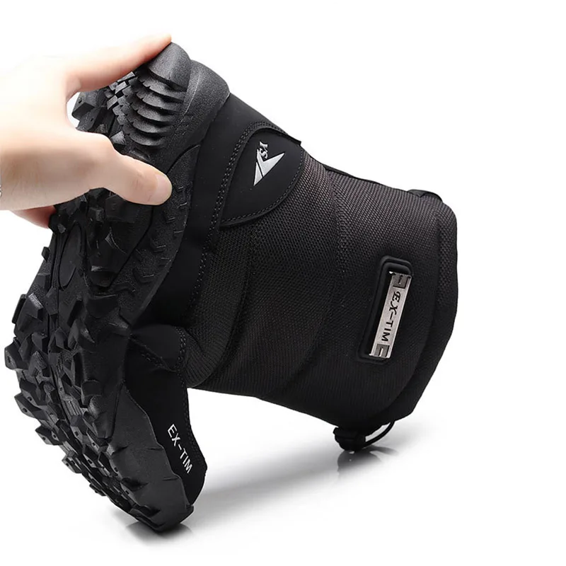 Xiaomi Snow boots Men Hiking Shoes Waterproof Winter Boots with Fur Winter Shoes Non-slip Outdoor Men Boots Size 40-46