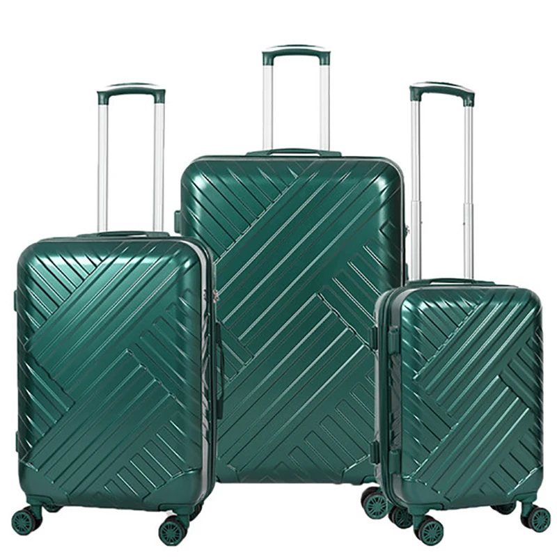 Hardside Bagagem Mala de Viagem sobre Rodas, TSA Bagagem, Maleta Cabina, 3 Tamanho, 20 ", 24", 28 ", ABS Bagagem Set, 3pcs