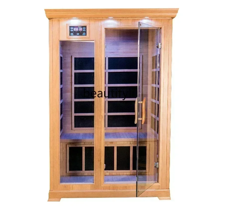 

yj19 Single double, tourmaline nano-steam home far-infrared steam room sauna