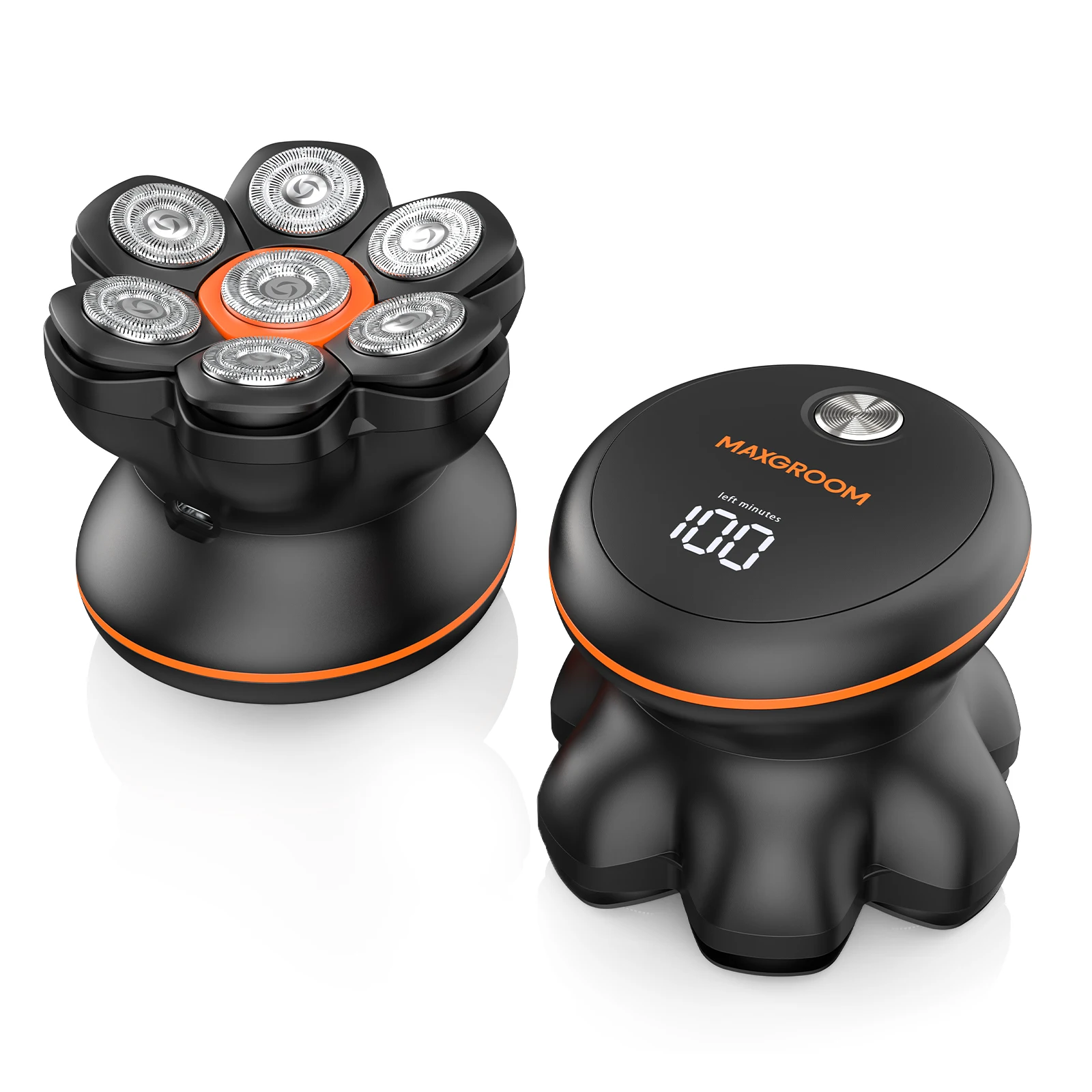 

MAXGROOM 7D электробритва для мужчин, триммер для волос с лезвием, водостойкая бритва для головы, триммер для бороды, USB перезаряжаемая машина для бритья головы