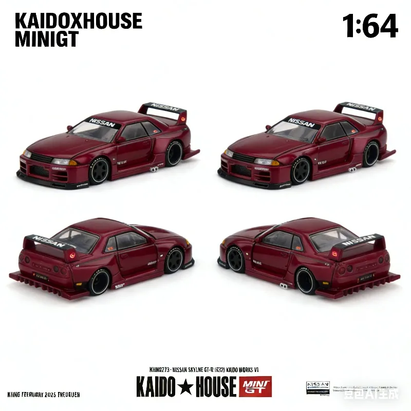 

MINI GT x Kaido House 1:64 Scale Nissan Skyline GT-R (R32) Kaido Works V1 Collectible Vehicle