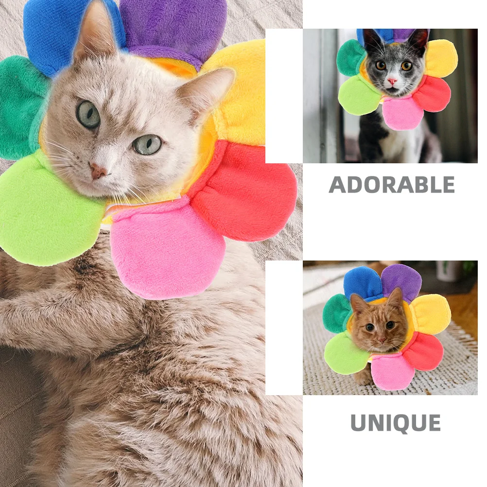 

Sunflower Cat Hat Adorable Floral Headpiece Party Costume Pet Hat Decorative Pet Cap Sunflower Cat Headdress Hats for Dog