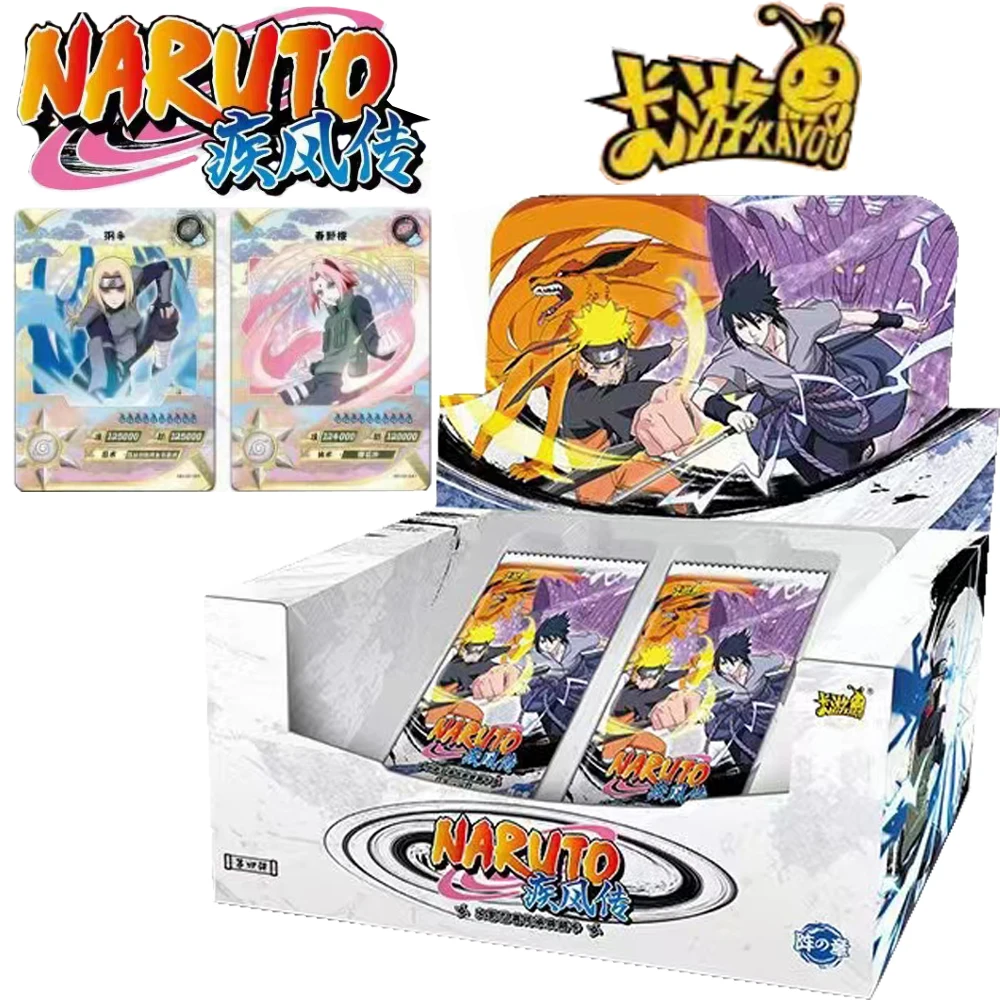 

Kayou NARUTO Collection Card For Children Uchiha Sasuke Sarutobi Asuma Aburame Shino Japanese Anime Limited Game Card Kids Gifts