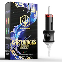 POSEIDON V5 20PCS Tattoo Needles Disposable Safty RL Tattoo Cartridge Needle Hot Sale Permanent Makeup Tattoo Needles