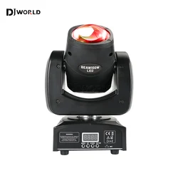 100W Mini Beam Moving Head LED Light RGBW DMX 512 Stage Lighting Effect for DJ Disco Night Club Bar Party Professional Light