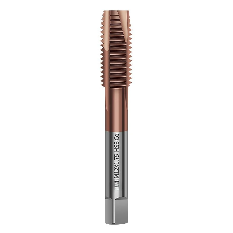 For high cobalt content extra hard tap machine stainless steel wire tapping special spiral straight groove tip m14m6m8m10 drill