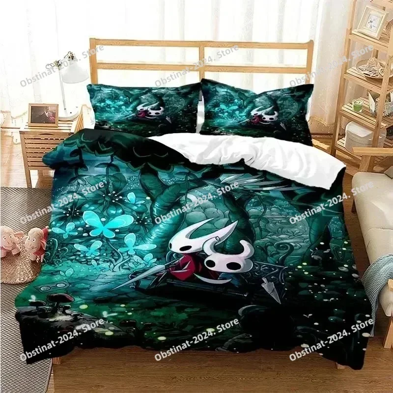 Hollow Knight Fashion 3D Digital Printing Bedding set Printed Duvet Cover Pillowcase Single Double Queen Super King Size Sets