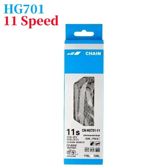 Deore XT XTR Road MTB Bike Chains 11/12S Bicycle Chains CN HG601 HG701 HG901 M7100 M8100 With Quick-Link 116L/126L Bike Chain