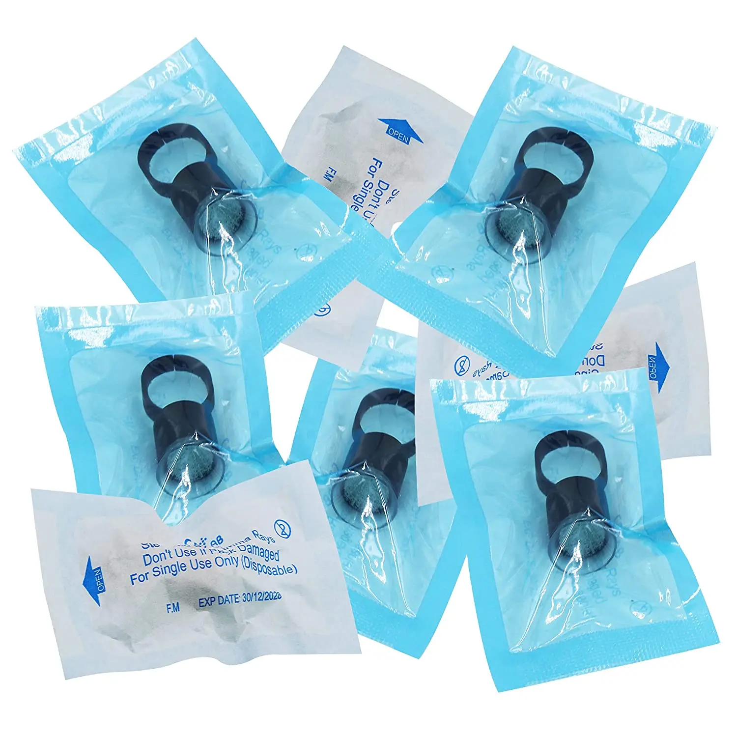 100/50/20 قطعة أكواب الوشم الدائري القابل للتصرف مع حامل الصباغ Microblading الإسفنج لملحقات كوب حبر الوشم تجميل دائم #6