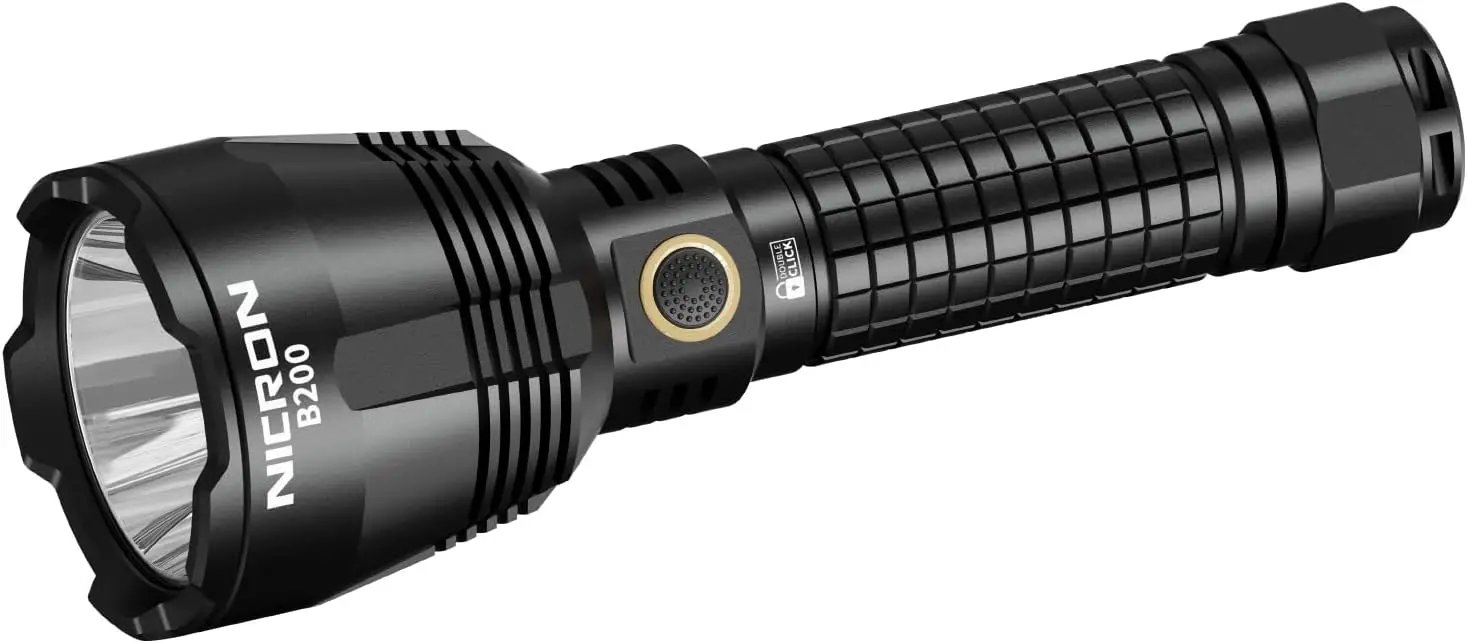 

1600 Lumens Rechargeable Flashlight, 3280ft Long Range, Type-C Charging, 6 Modes, IPX8 Waterproof for Camping Emergencies