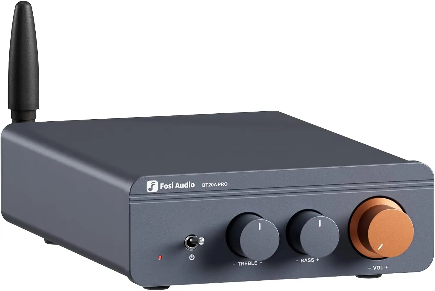 

300Wx2 Bluetooth 5.0 Amplifier, TPA3255 Mini Class D Stereo Receiver with Bass Treble Control for Passive Speakers