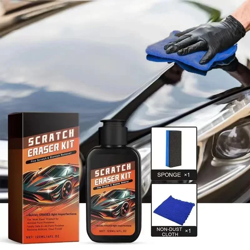 

Car Styling Scratch Repair Kit Car Paint Scratch Repair Remover Agent Coating Maintenance Kit With Sponge