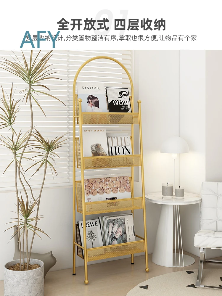 Bookshelf for Floor-to-Ceiling Bookshelf for Living Room for Books and Magazines for Home Office for Modern Decor for Wrought