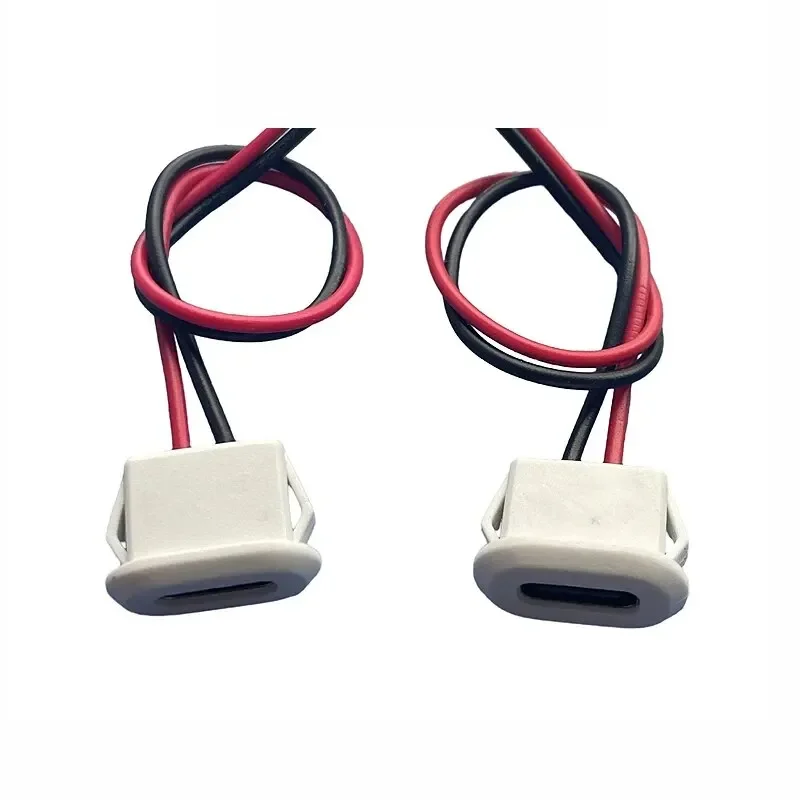 5PCS/10PCS USB 2.0 Direct Pressure Welded Wire Type Mother Lamp Toy Charging Port Table Lamp Precision Instrument Charging Port