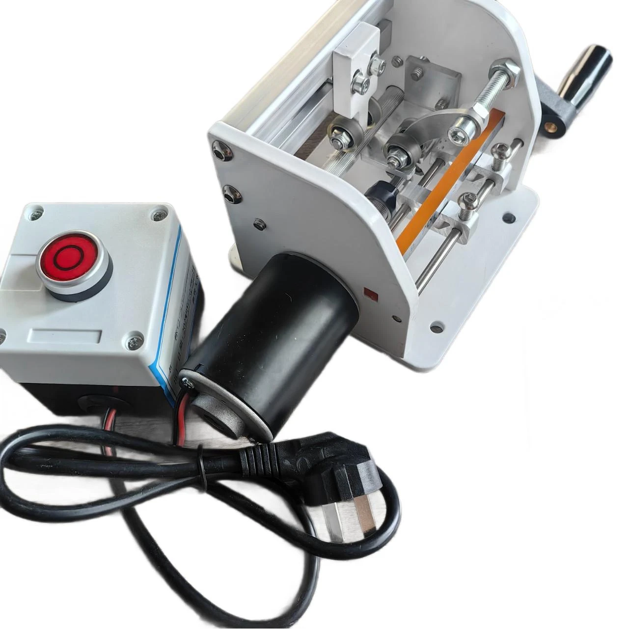 Manual mini edge banding strip slitting machine Hand crank edge belt slitting machine Edge milling and cutting machine