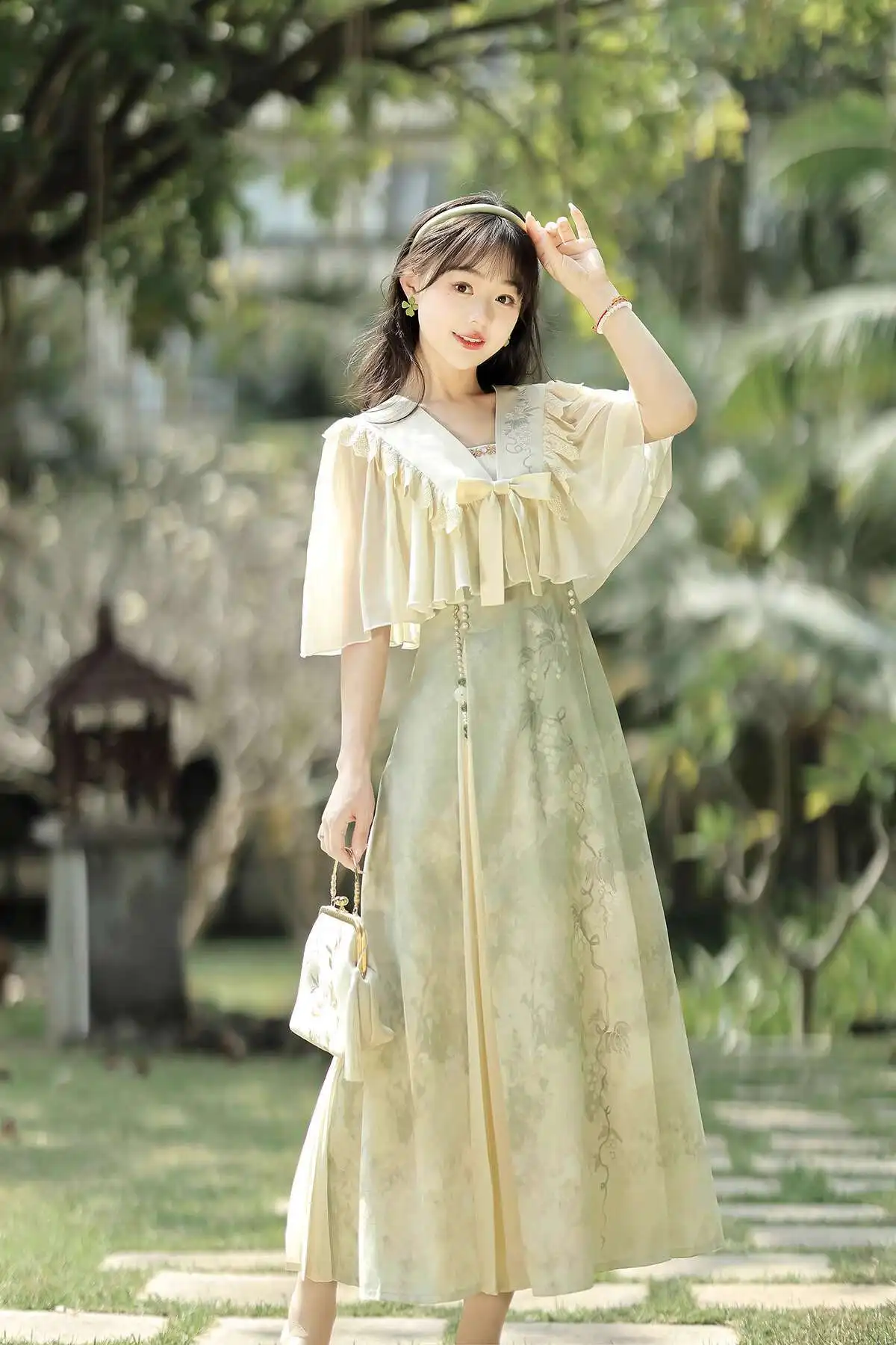 

New Chinese Style Hanfu Improve Guofeng Daily Thin Style Dress Han Elements Suit Fiesta Carnival Halloween Cos Cosplay