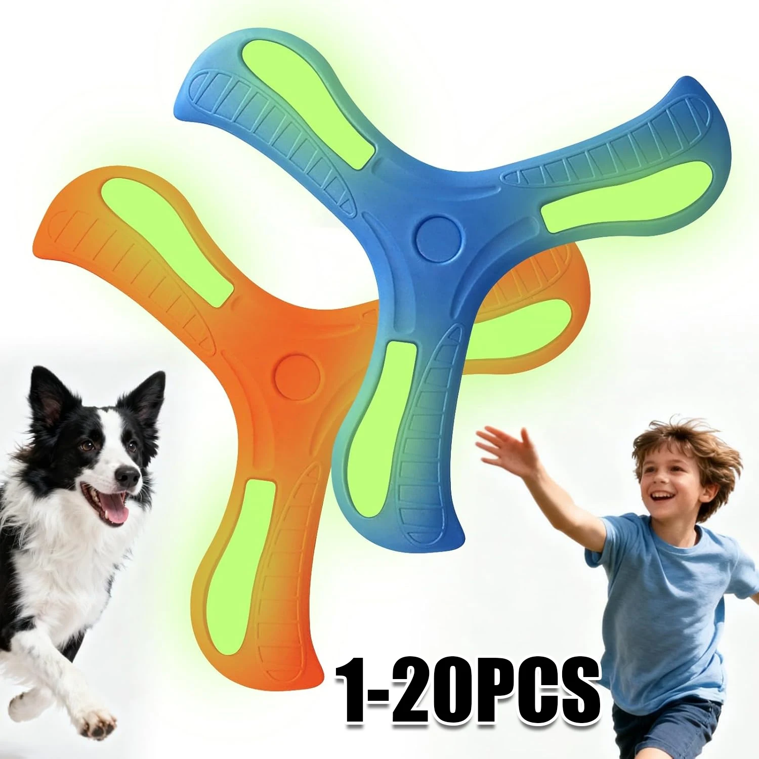 

Three Leaf Cross Soft Boomerang Toy Outdoor Flying Disc Interactive Sports Game for Kids Adult Decompression Gift